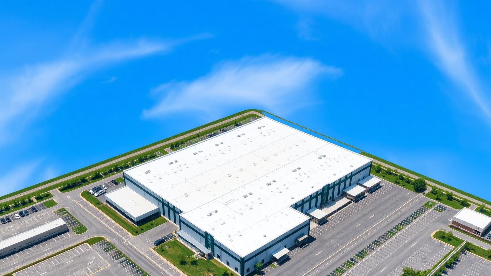 Conklin commercial white roof coating and restoration services in Cleveland — energy-efficient roofing for commercial buildings