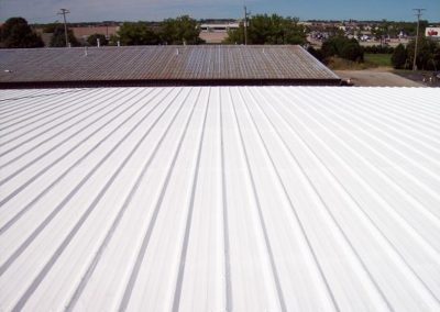 Metal roof finished with Conklin top coat WI